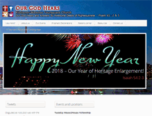 Tablet Screenshot of ourgodhears.com